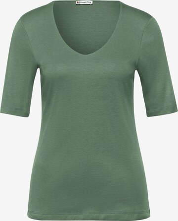 T-shirt STREET ONE en vert : devant