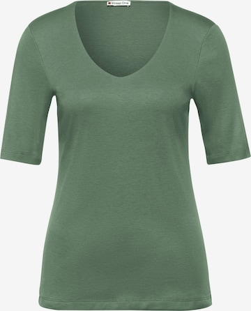 STREET ONE Shirt in Groen: voorkant