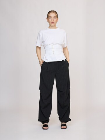 regular Pantaloni ' OraRS ' di Résumé in nero: frontale