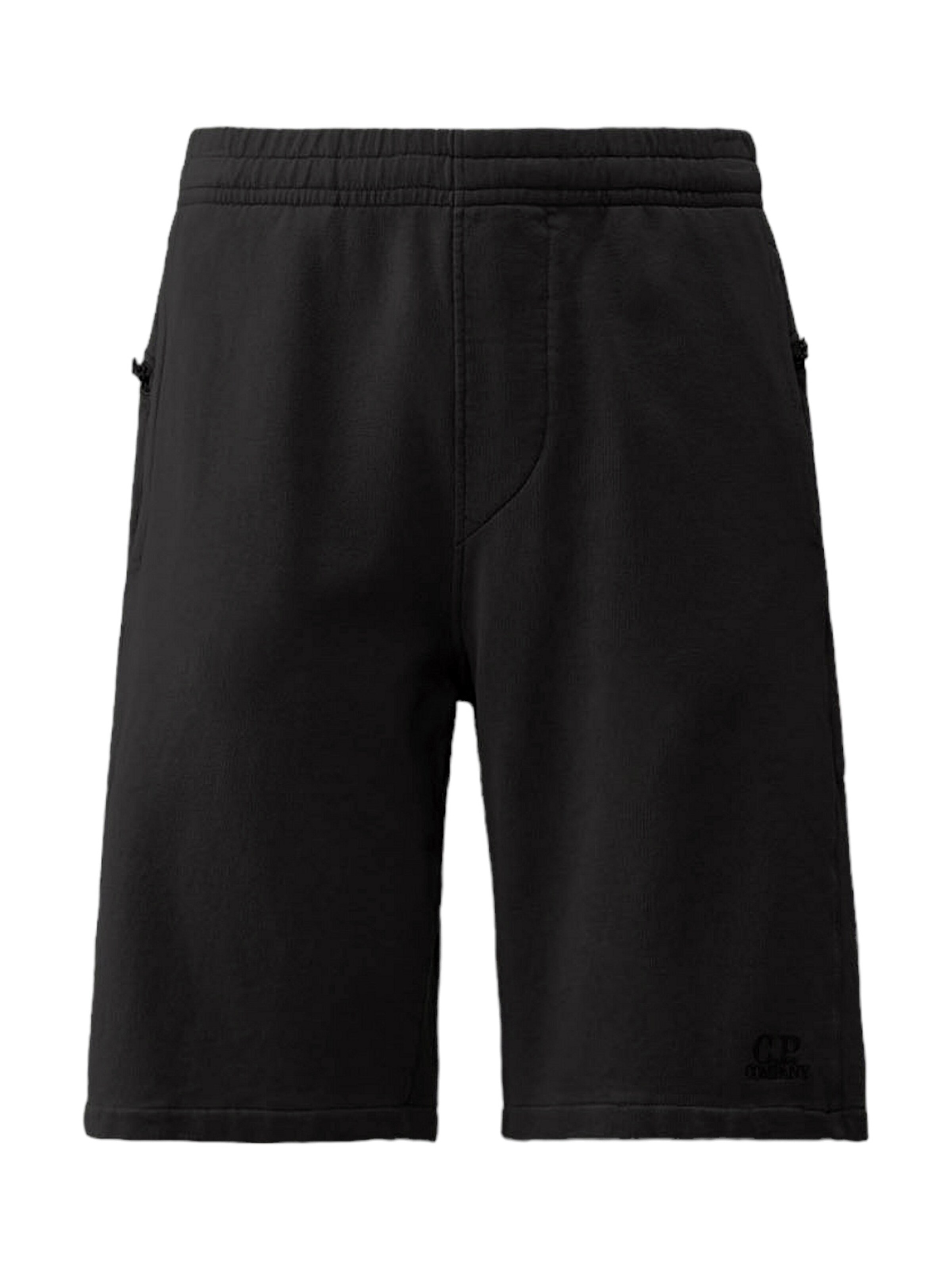 C.P. Company Loosefit Shorts in Schwarz: Vorderseite
