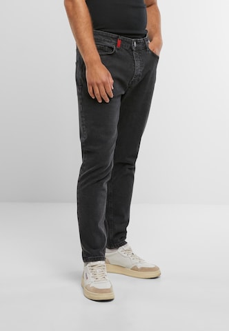 2Y Premium Slimfit Jeans in Schwarz