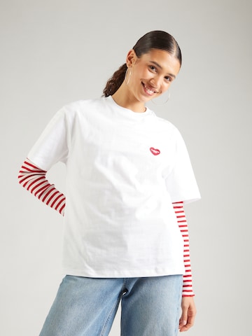 Carhartt WIP Majica 'Heart II Hartt' | bela barva