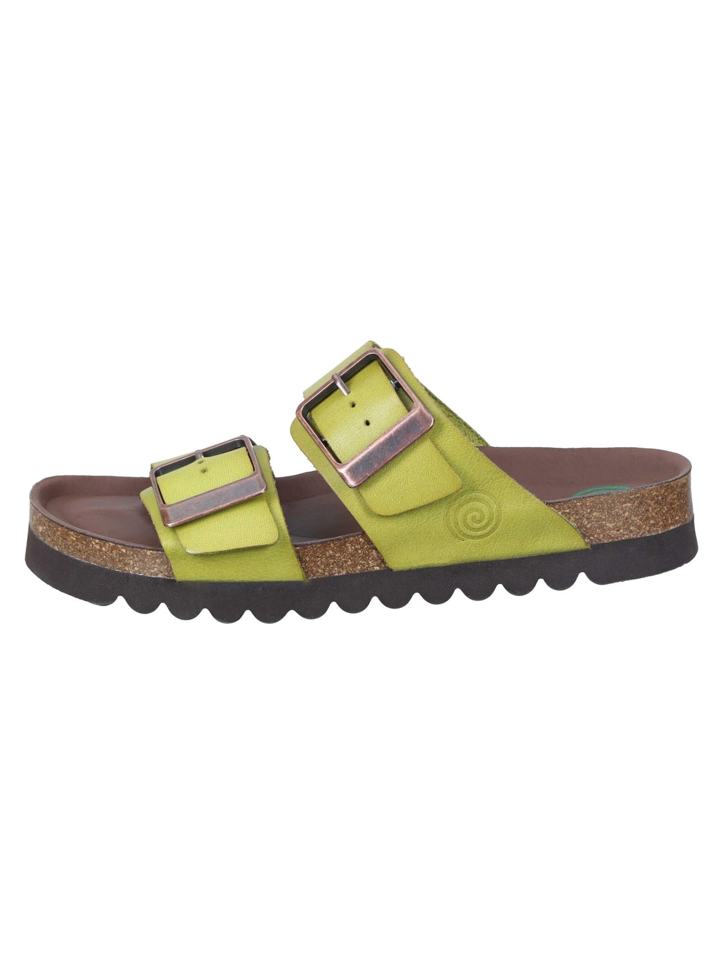 DR. BRINKMANN Mules 'Bonillo' in Green