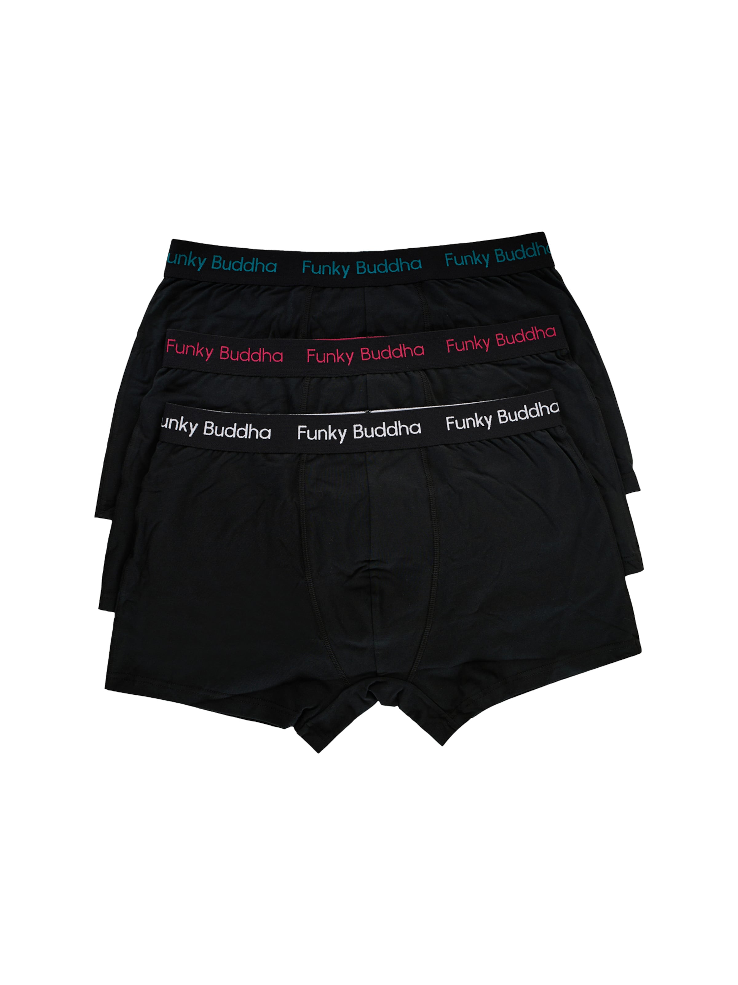 Funky BuddhaBokserice - crna boja: prednji dio