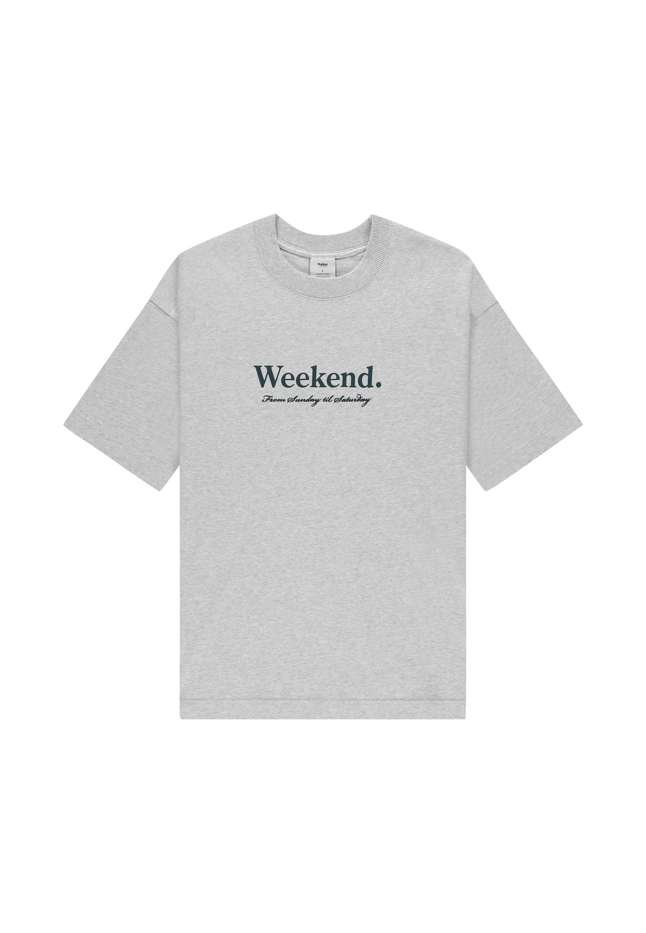 Pockies - Camiseta 'Weekend' en gris: frente