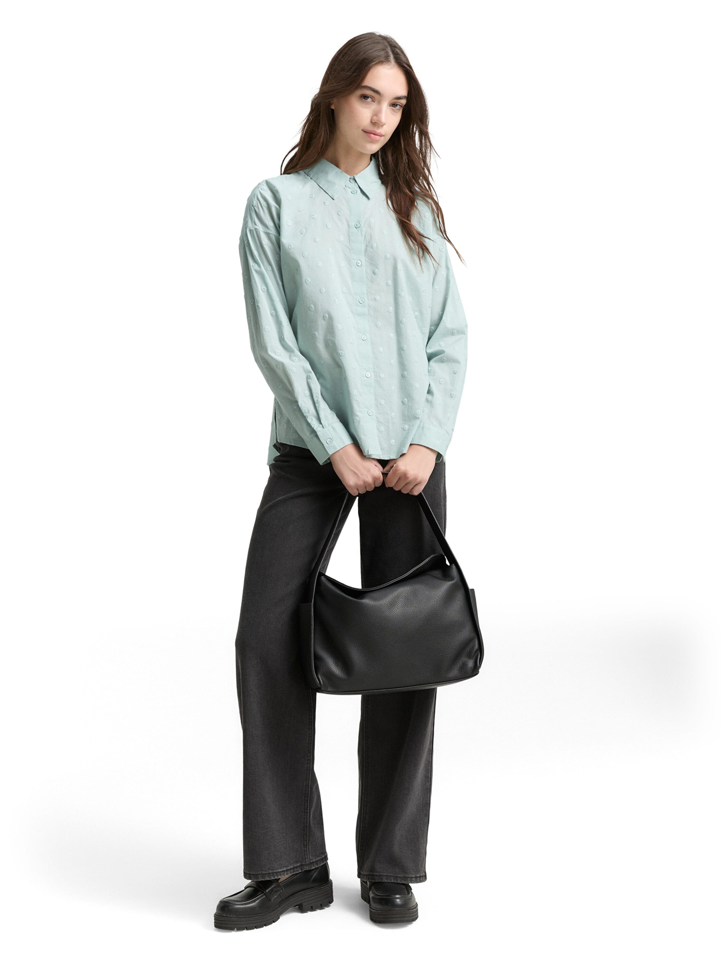 TOM TAILOR DENIM Blouse in Blue