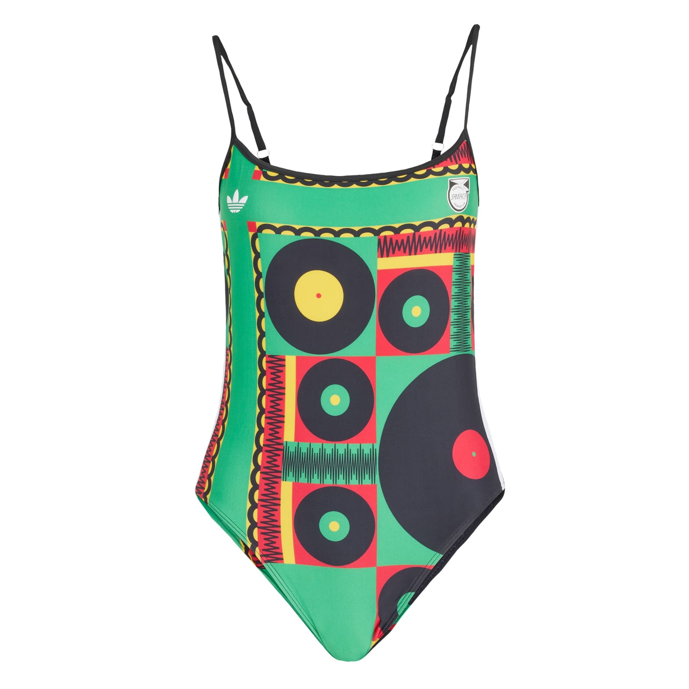 Bustier Maillot de bain 'Jamaica' ADIDAS ORIGINALS en vert : devant