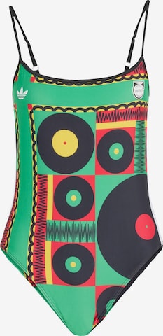 Bustier Maillot de bain 'Jamaica' ADIDAS ORIGINALS en vert : devant