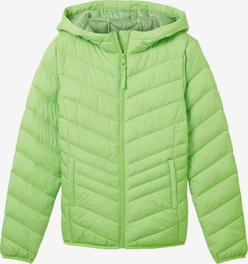 TOM TAILOR DENIM Between-season jacket in Green: front