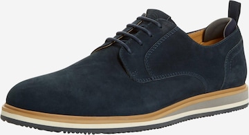 Dune LONDON Lace-Up Shoes 'Bucatini' in Blue: front