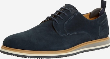 Dune LONDON Schnürschuh 'Bucatini' in Blau: predná strana