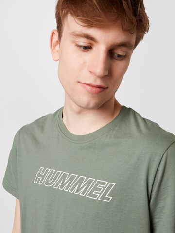 Hummel - Camiseta funcional en verde