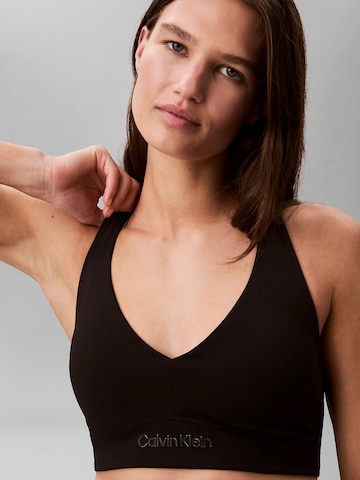 Calvin Klein Sport Bustier Sport bh in Zwart