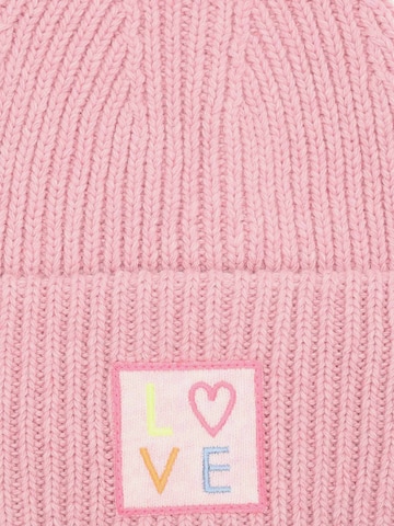 Bonnet Zwillingsherz en rose