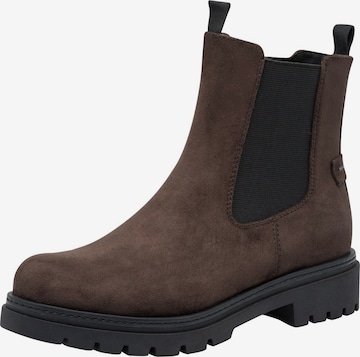 Chelsea Boots MARCO TOZZI en marron : devant