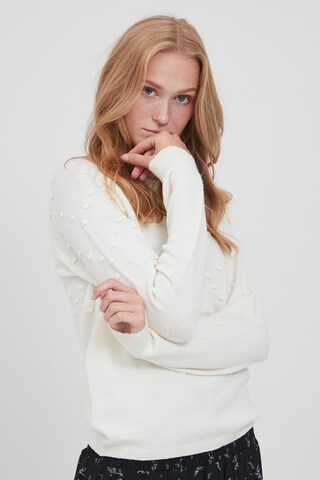 b.young Strickpullover 'BYNONINA DOT JUMPER' in Beige: predná strana