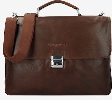 bugatti Document Bag 'Romano' in Brown: front