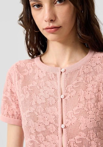 Cardigan QS en rose