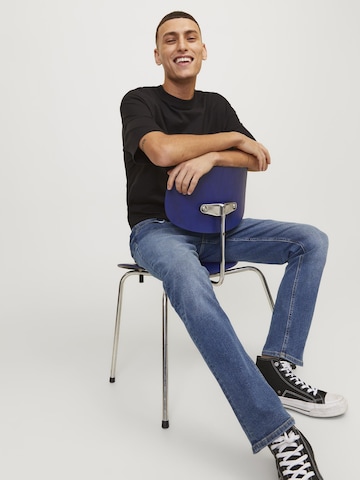 JACK & JONES Slimfit Kavbojke 'JJRGlenn' | modra barva