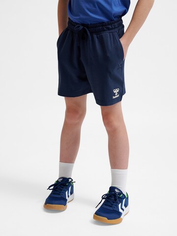 Hummel Loosefit Broek 'Miriam' in Blauw: voorkant