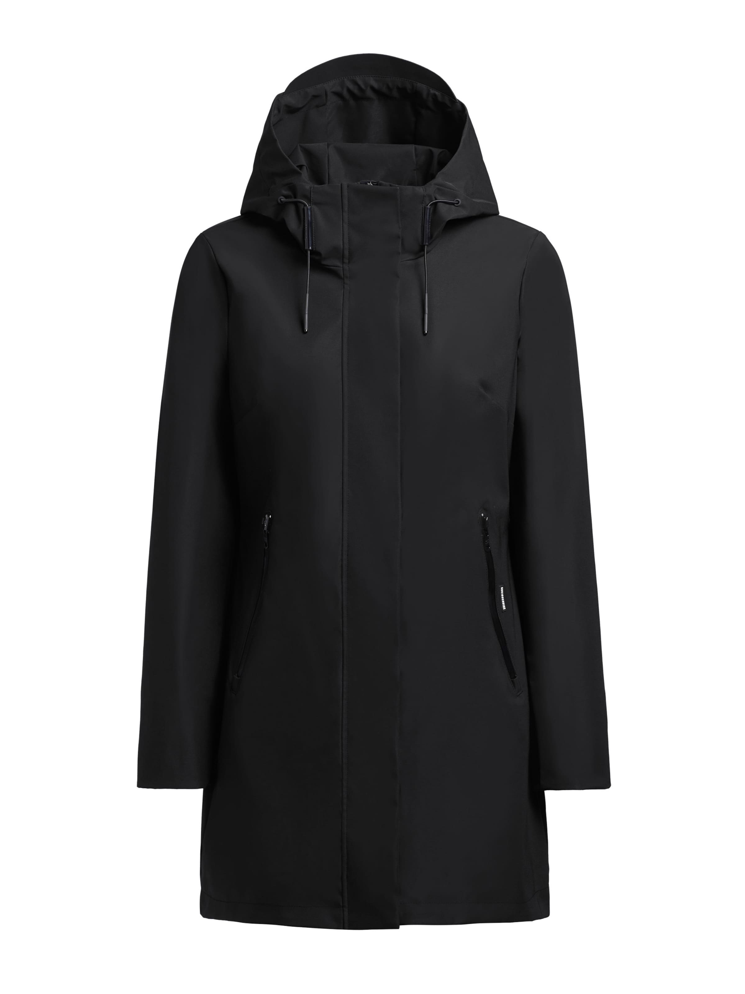 khujo Between-season jacket 'Izaf2' in Black: front