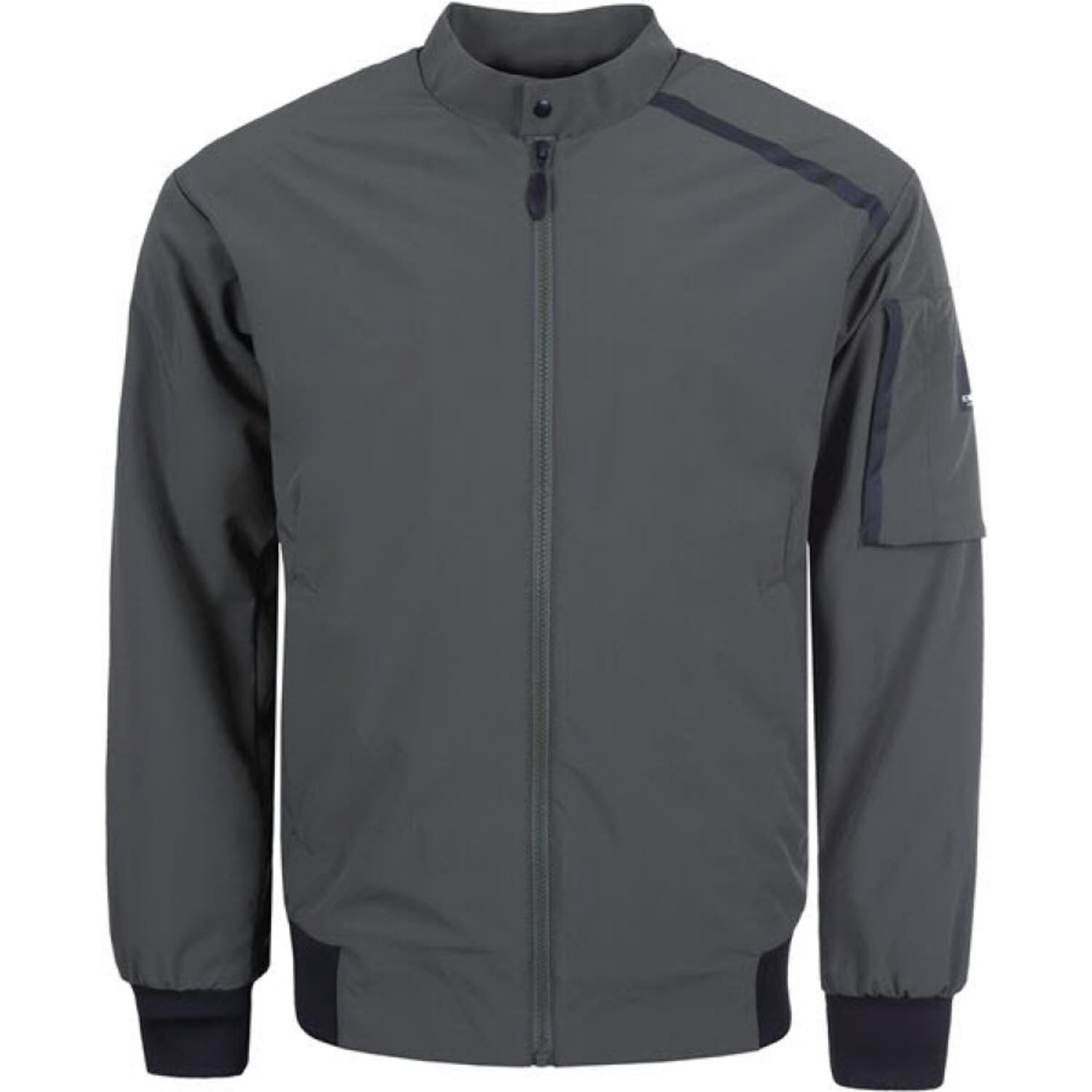 ICEPEAK Jacke ' CARSON ' in Grau: Vorderseite