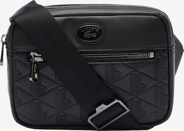 LACOSTE Crossbody Bag 'Nomogramme' in Black: front