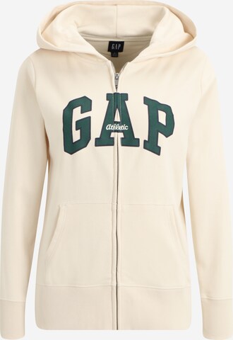 Gap Petite Sweatjacka i beige: framsida