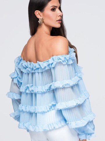 Camicia da donna di Ombre in blu