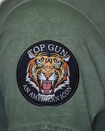 TOP GUN Shirt '20213001 ' ' in Groen
