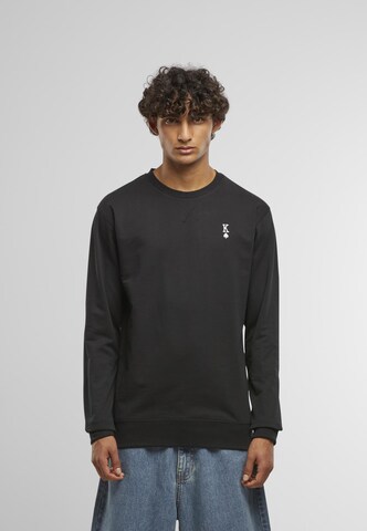 Mister Tee Sweatshirt 'King' in Schwarz: Vorderseite