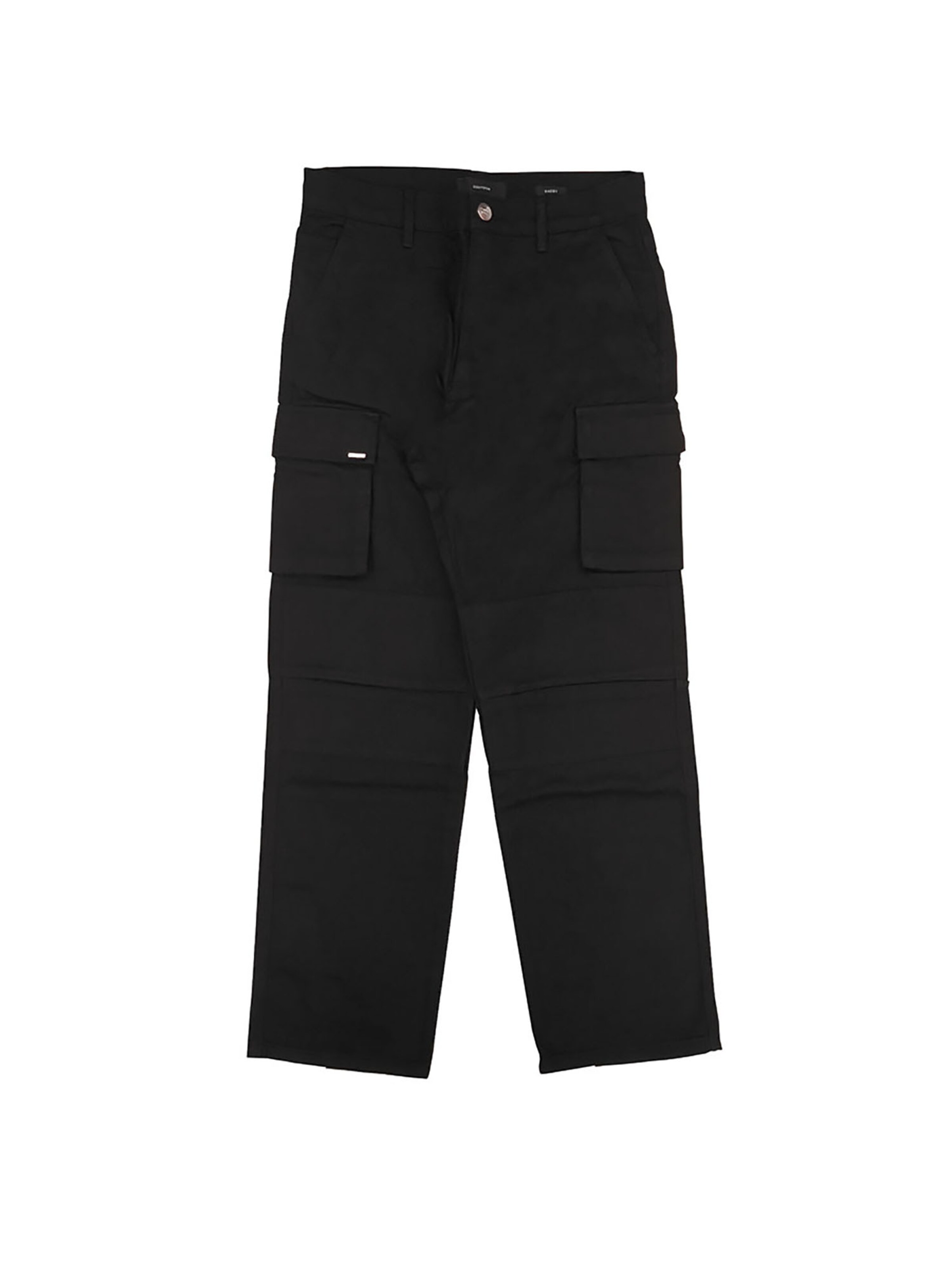 EIGHTYFIVE Regular Jeans 'Heavy Cargo' in Schwarz: Vorderseite