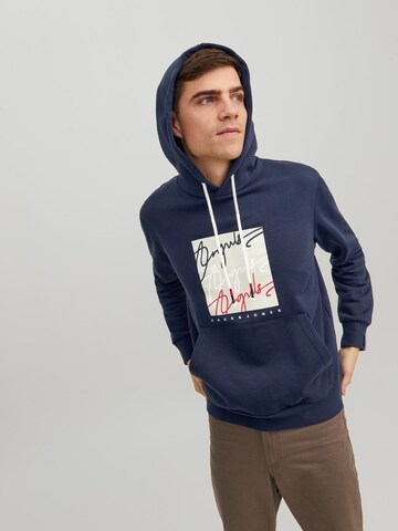 JACK & JONES Sweatshirt 'Josh' i blå