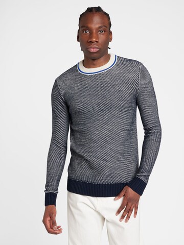 TOM TAILOR Sweater in Blue: front