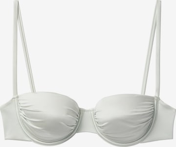 Calvin Klein Swimwear Bikini top 'Shine' in Silver: front