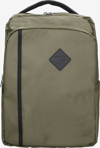 Zaino 'Zaino uomo casual Silvano Pro - Poliuretano - Poliestere' di Momo Design in verde: frontale