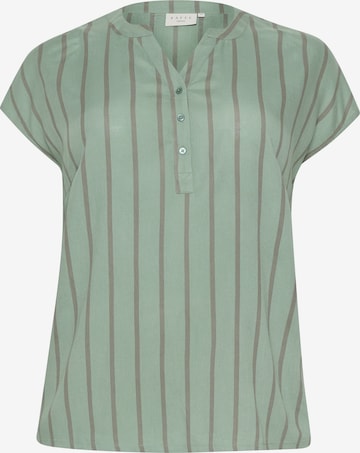 KAFFE CURVE Bluse 'Sida' in Grün: Vorderseite