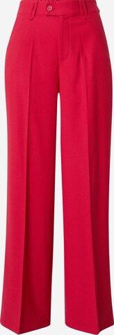 BONOBO - Pantalón de pinzas en rojo: frente