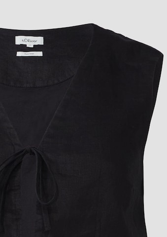 s.Oliver Vest in Black