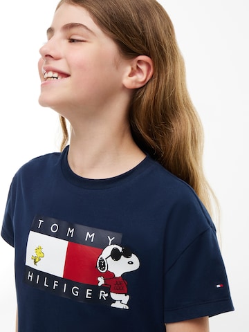 TOMMY HILFIGER Тениска 'PEANUTS' в синьо