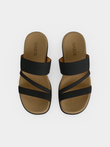 GABOR Pantolette in Schwarz