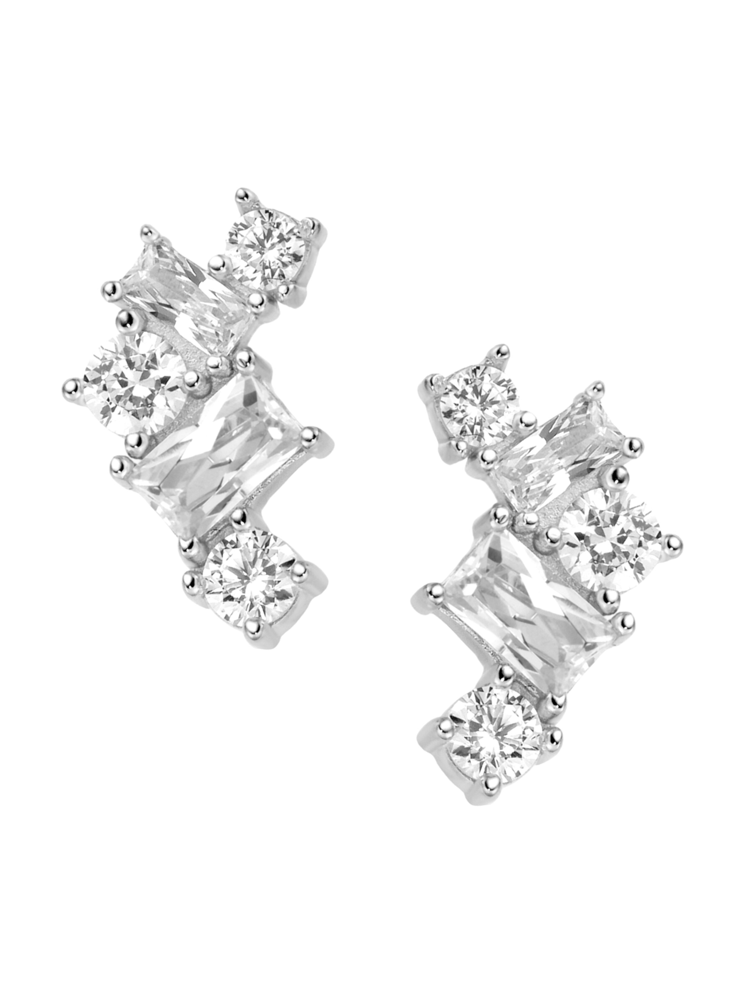 Orecchini in One Size Smart Jewel di colore argento, Visualizzazione prodotti