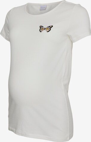 MAMALICIOUS Shirt 'BIRDIE' in White: front