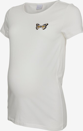 MAMALICIOUS T-Shirt 'BIRDIE' in gelb / schwarz / weiß, Produktansicht