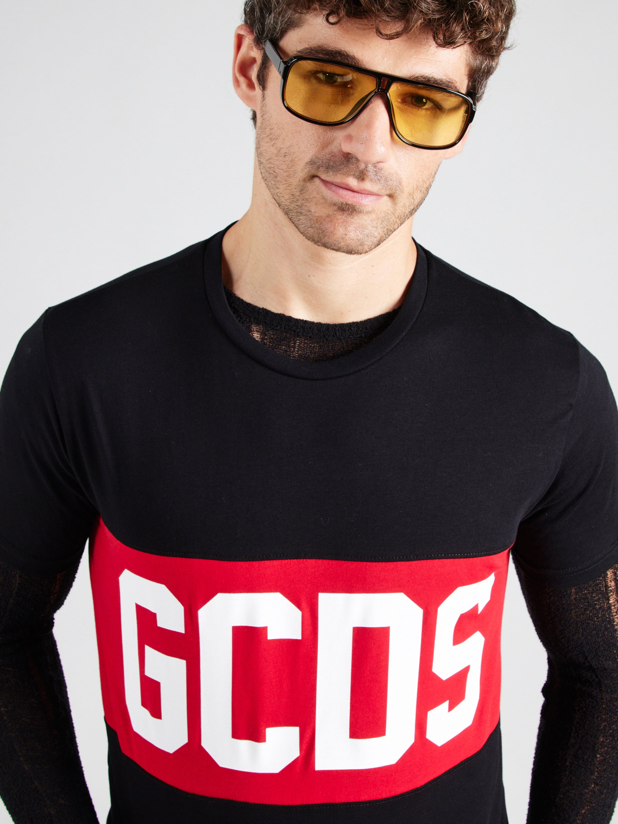 GCDS Shirt in Zwart ABOUT YOU