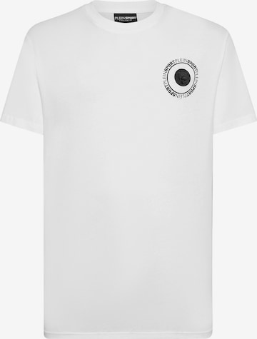 Plein Sport - Camisa 'Carbon Tiger' em branco: frente