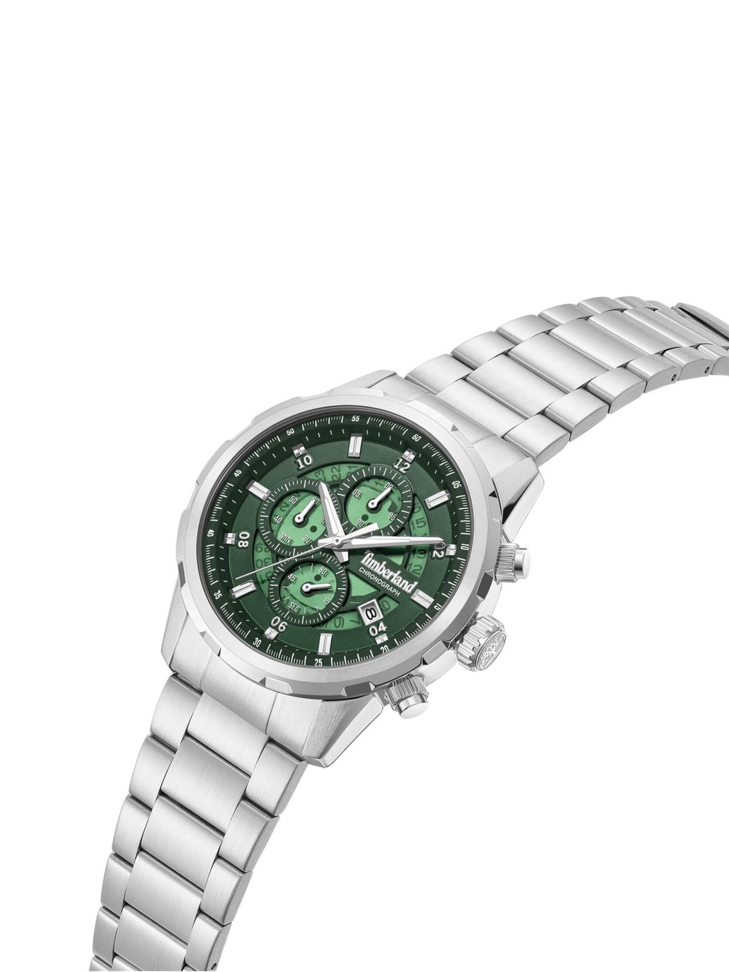 TIMBERLAND Analoog horloge 'Chronograph Hampton Harbour' in Zilver
