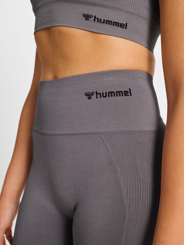 Hummel Skinny Sportbroek 'Tif' in Grijs