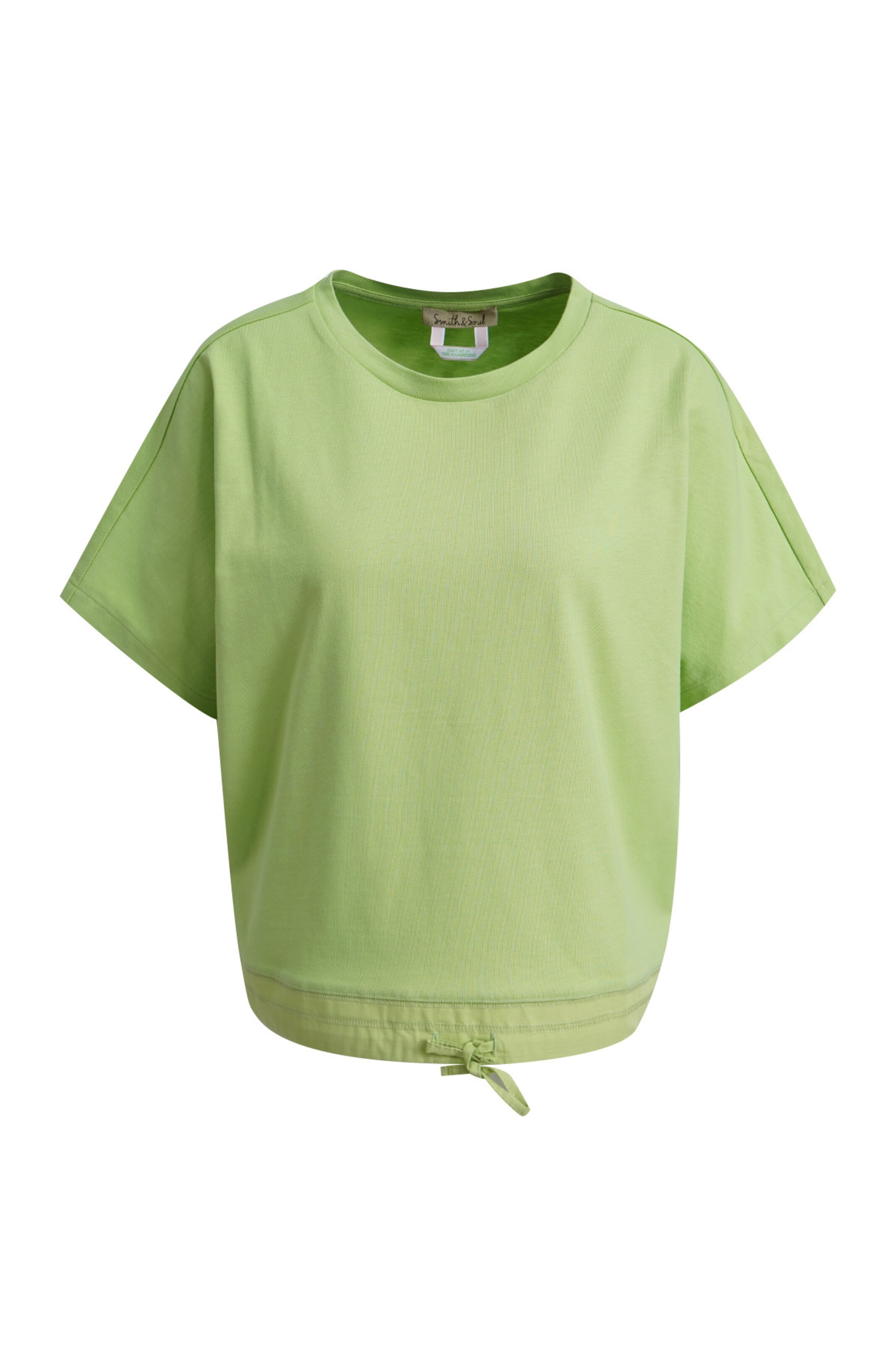 Smith&Soul Oversize T-Shirt mit Tunnelzugband in L in grün, Produktansicht