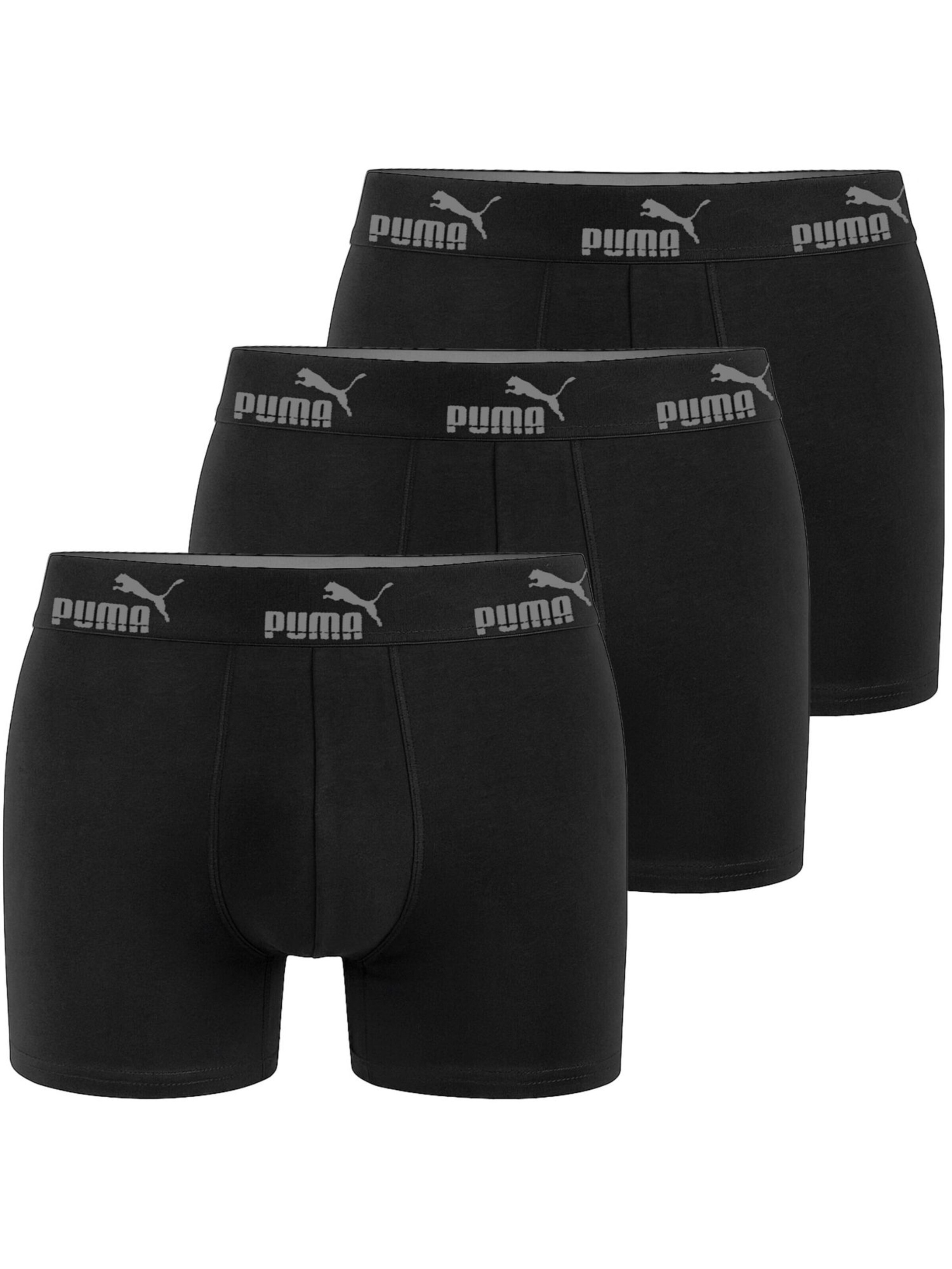 PUMA Bokserki w kolorze czarny: przód